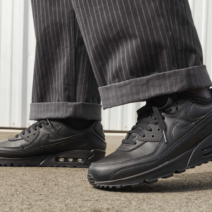 Nike Men's Air Max 90 LTR Shoes Black Nike Men's Air Max 90 LTR Shoes Black image number 2