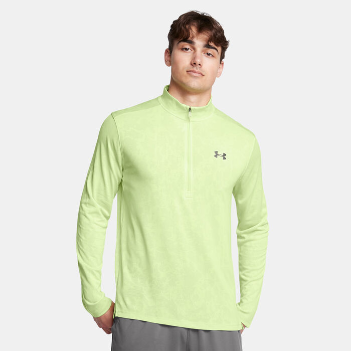 Under Armour Men's UA Tech Vent Training 1/2-Zip Top Green Under Armour Men's UA Tech Vent Training 1/2-Zip Top Green image number 0