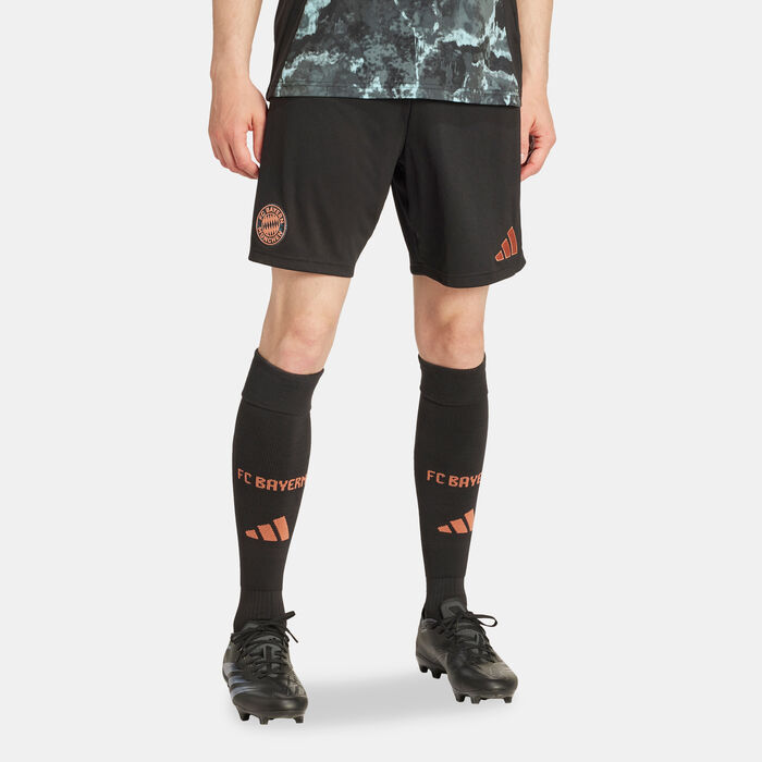 adidas Men's Bayern Munich 24/25 Away Replica Football Shorts Black adidas Men's Bayern Munich 24/25 Away Replica Football Shorts Black image number 0