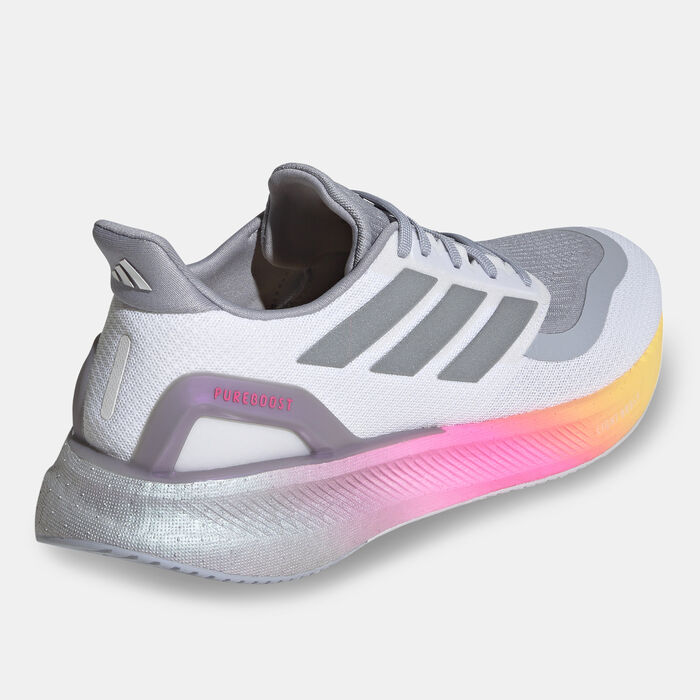 adidas Men's Pureboost 5 Running Shoes White adidas Men's Pureboost 5 Running Shoes White image number 2