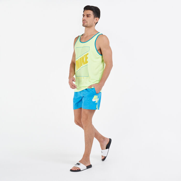 Nike Swim Men's Swim Volley 5-inch Swimming Shorts Blue Nike Swim Men's Swim Volley 5-inch Swimming Shorts Blue image number 2