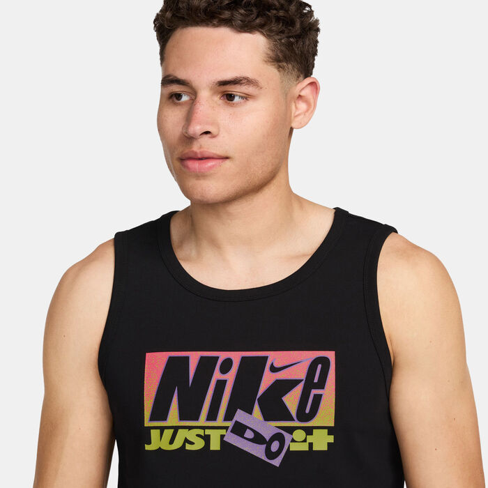 Nike Men's Dri-FIT Training Tank Top Black Nike Men's Dri-FIT Training Tank Top Black image number 2