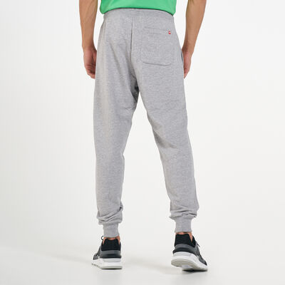 New Balance Men's Essentials Stacked Logo Sweatpants Grey New Balance Men's Essentials Stacked Logo Sweatpants Grey