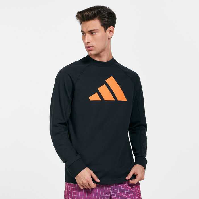 adidas Men's Sportswear 3-Stripes Sweatshirt Black adidas Men's Sportswear 3-Stripes Sweatshirt Black image number 0