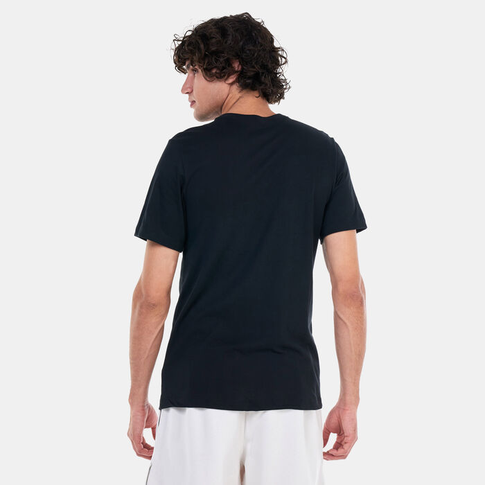 Nike Men's Dri-FIT Just Do It Basketball T-Shirt Black Nike Men's Dri-FIT Just Do It Basketball T-Shirt Black image number 1