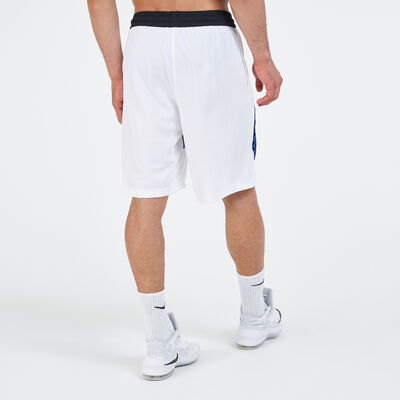 Nike Men's Dri-FIT 2.0 Printed Basketball Shorts White