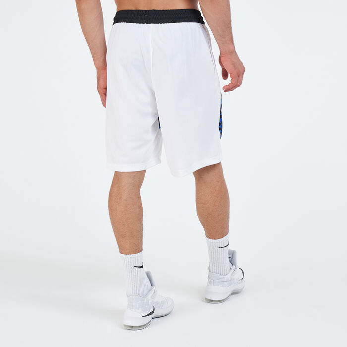 Nike Men's Dri-FIT 2.0 Printed Basketball Shorts White Nike Men's Dri-FIT 2.0 Printed Basketball Shorts White image number 1