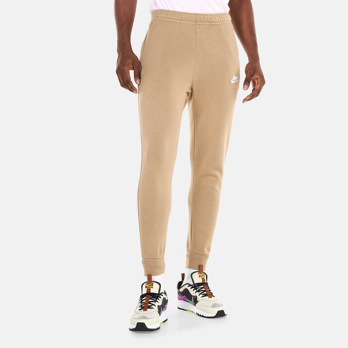 Nike Men's Sportswear Club Fleece Joggers Beige Nike Men's Sportswear Club Fleece Joggers Beige image number 0