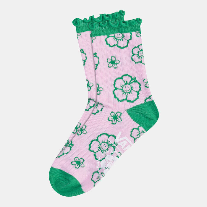 Vans Women's EM On Holiday Socks Pink Vans Women's EM On Holiday Socks Pink image number 0
