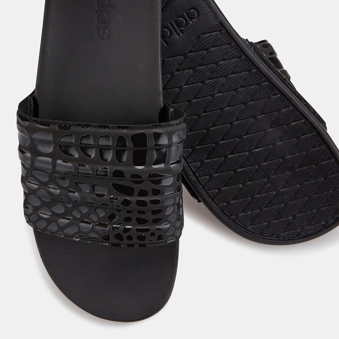 adidas Men's Adilette Comfort Slides Black adidas Men's Adilette Comfort Slides Black image number 2
