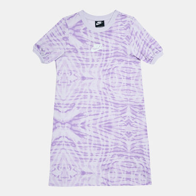 Nike Kids' Sportswear Allover Print Dress Purple