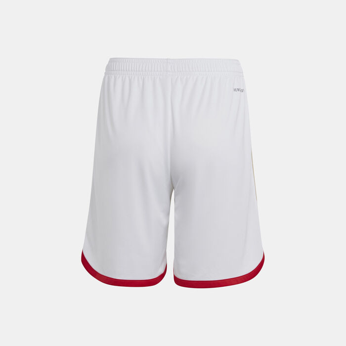 adidas Kids' Arsenal Home Shorts - 2023/24 White adidas Kids' Arsenal Home Shorts - 2023/24 White image number 1