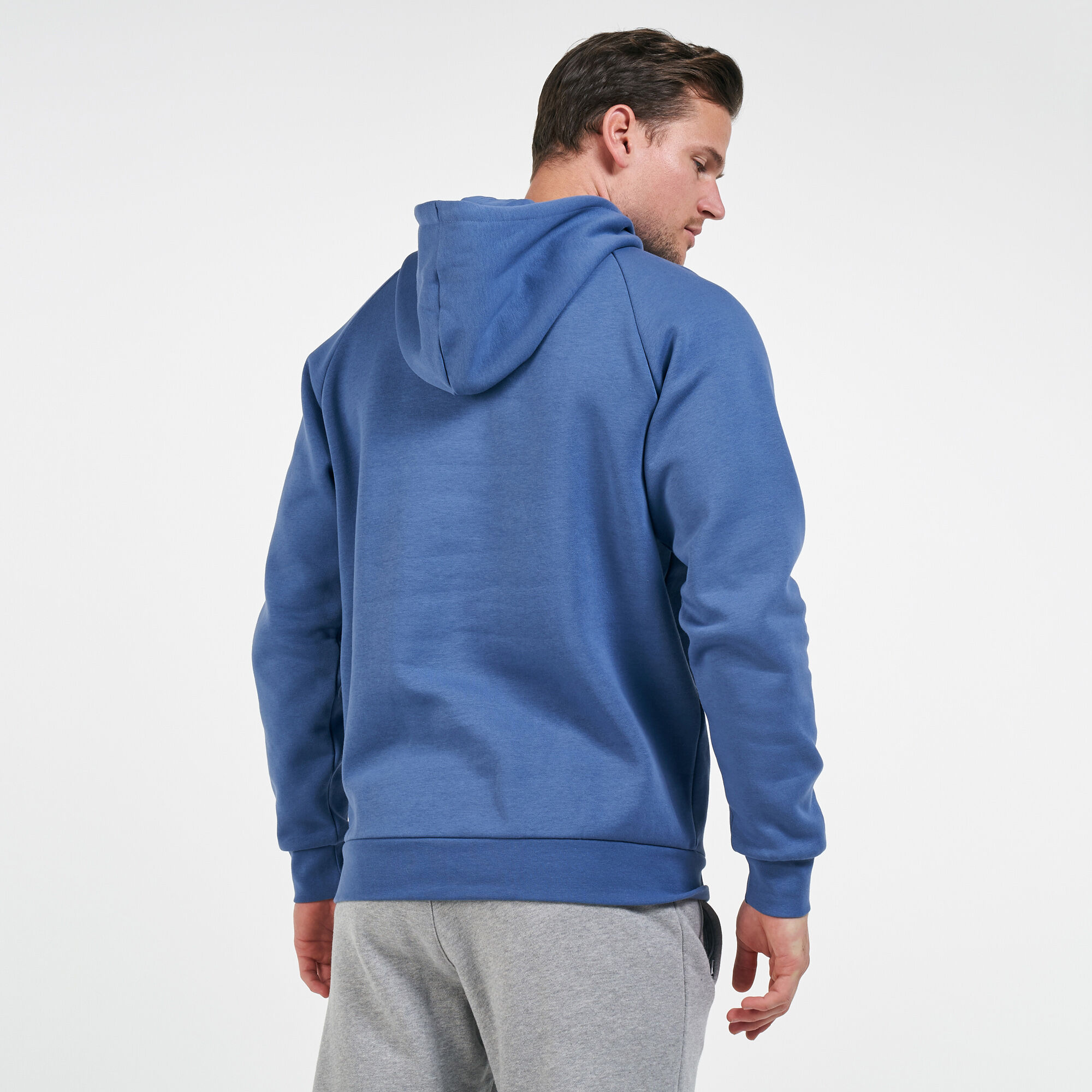 Men s Adicolor 3D Trefoil Graphic Hoodie Blue adidas Originals in Qatar SSS