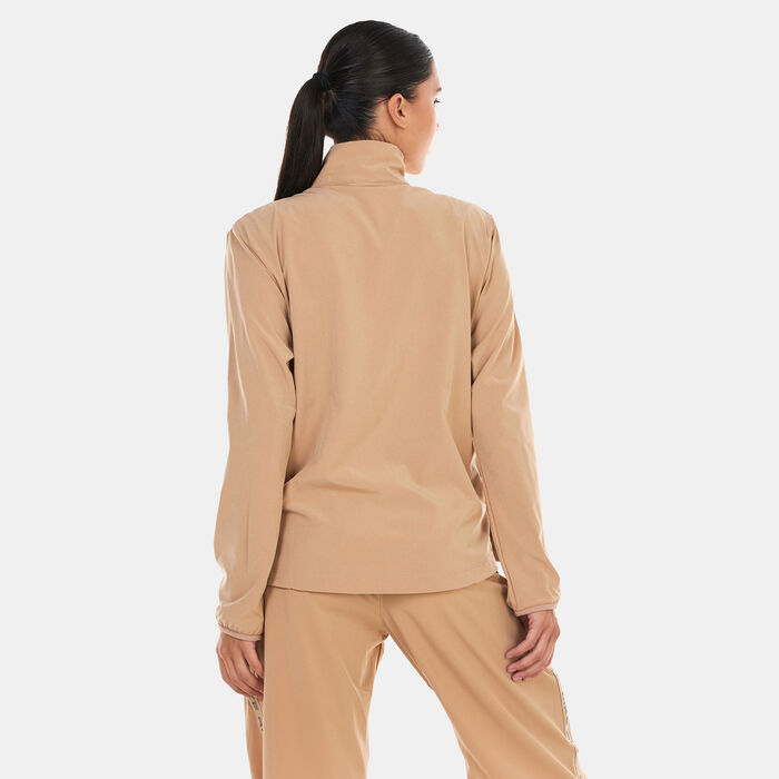 Nike Women's Dri-FIT 1/2-Zip Running Jacket Beige Nike Women's Dri-FIT 1/2-Zip Running Jacket Beige image number 1