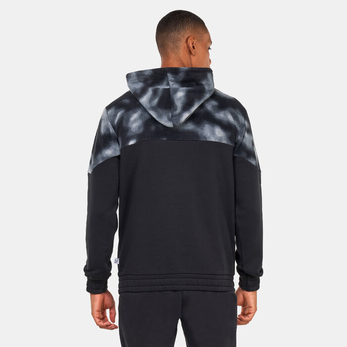 adidas Men's Polar Fleece Nature Hoodie Black adidas Men's Polar Fleece Nature Hoodie Black image number 1