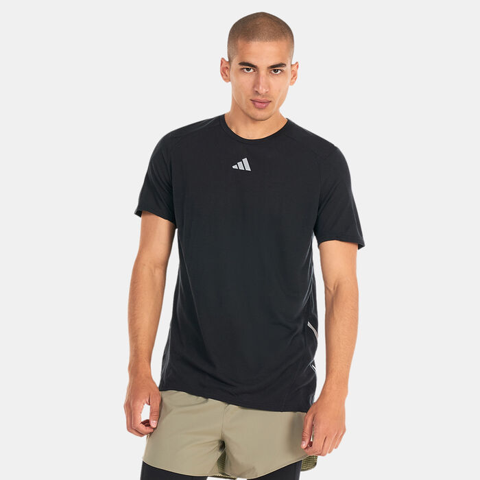adidas Men's Win Confidence Running T-Shirt Black adidas Men's Win Confidence Running T-Shirt Black image number 0
