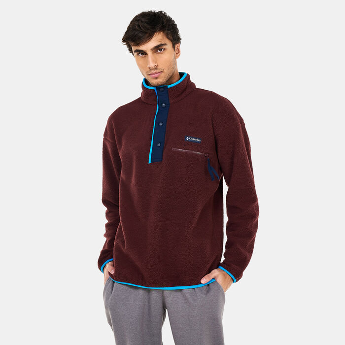 Columbia Men's Helvetia™ Half Snap Fleece Sweatshirt Purple Columbia Men's Helvetia™ Half Snap Fleece Sweatshirt Purple image number 0