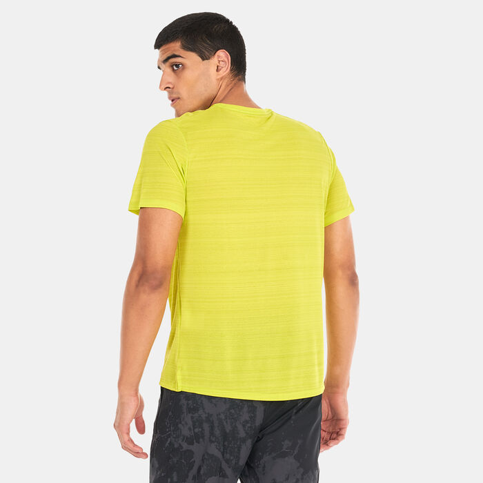 Nike Men's Dri-FIT Miler Running Top Green Nike Men's Dri-FIT Miler Running Top Green image number 1