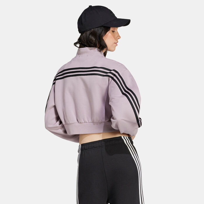 adidas Women's Future Icons 3-Stripes Bomber Jacket Purple adidas Women's Future Icons 3-Stripes Bomber Jacket Purple image number 1