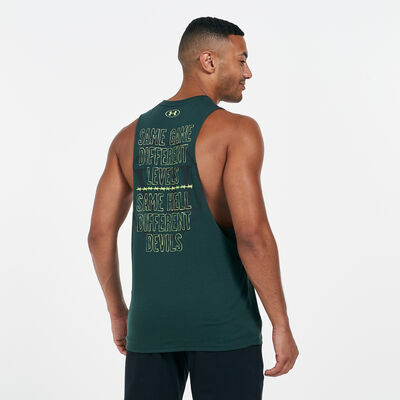 Under Armour Men's Project Rock Same Game Tank Top Green