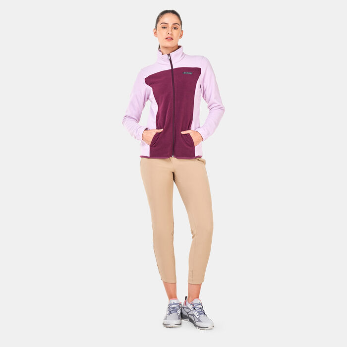 Columbia Women's Overlook Trail™ Full Zip Jacket Red Columbia Women's Overlook Trail™ Full Zip Jacket Red image number 2