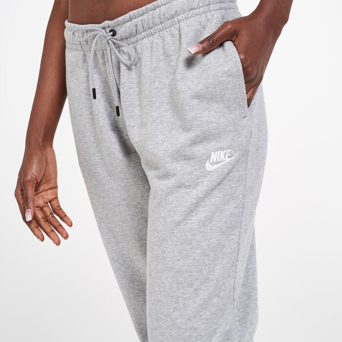 Nike Women's Sportswear Essential Fleece Sweatpants Grey image number 3