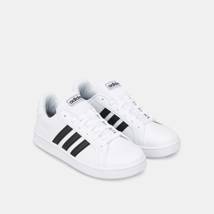 adidas Kids' Grand Court Shoe (Younger Kids) White adidas Kids' Grand Court Shoe (Younger Kids) White image number 3