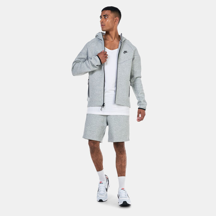 Nike Men's Sportswear Tech Fleece Windrunner Full-Zip Hoodie Grey Nike Men's Sportswear Tech Fleece Windrunner Full-Zip Hoodie Grey image number 2