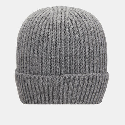 The North Face Logo Boxed Cuffed Beanie Grey