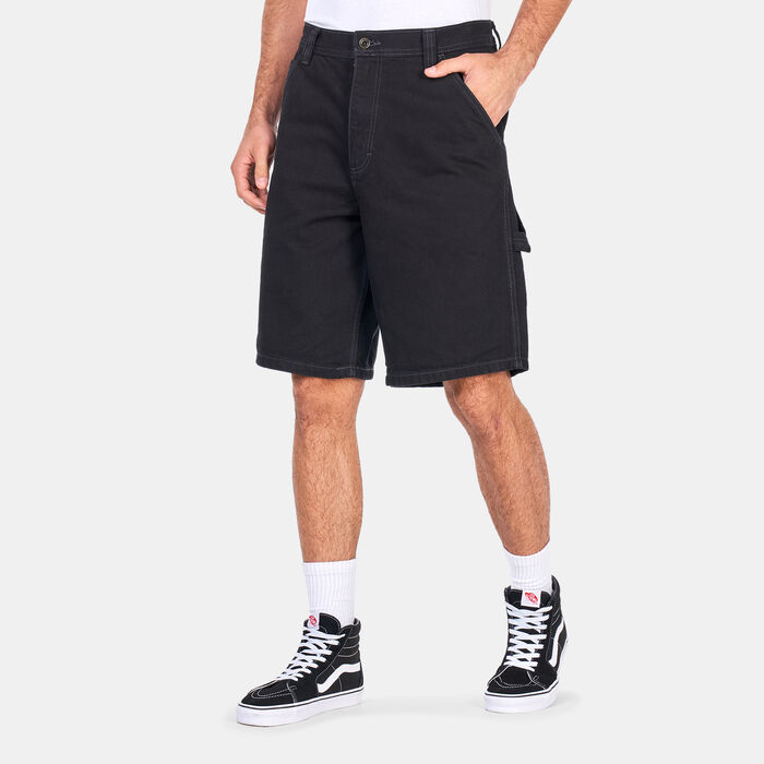 Vans Men's Drill Chore Loose Denim 22-inch Shorts Black Vans Men's Drill Chore Loose Denim 22-inch Shorts Black image number 0