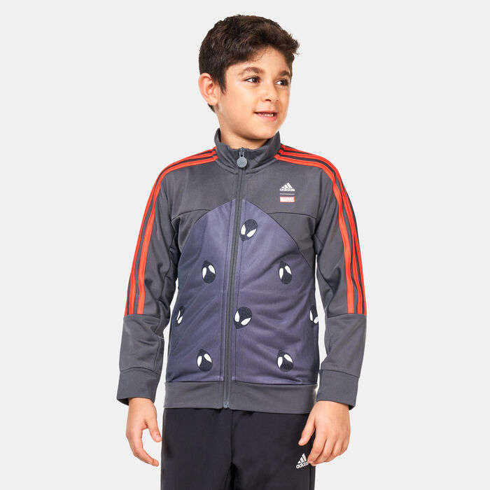 adidas Kids' X Marvel Spider-Man Track Jacket Multi adidas Kids' X Marvel Spider-Man Track Jacket Multi image number 0