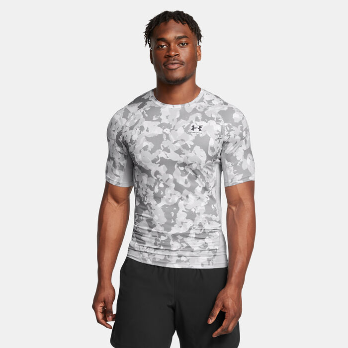 Under Armour Men's HeatGear Training Baselayer Top Grey Under Armour Men's HeatGear Training Baselayer Top Grey image number 0