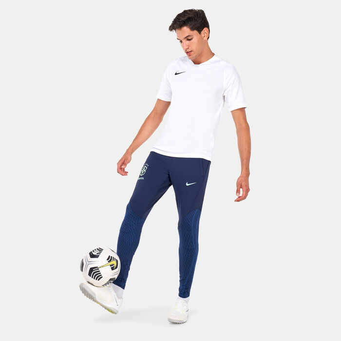 Nike Men's Dri-FIT Brazil Strike Football Pants Blue Nike Men's Dri-FIT Brazil Strike Football Pants Blue image number 2