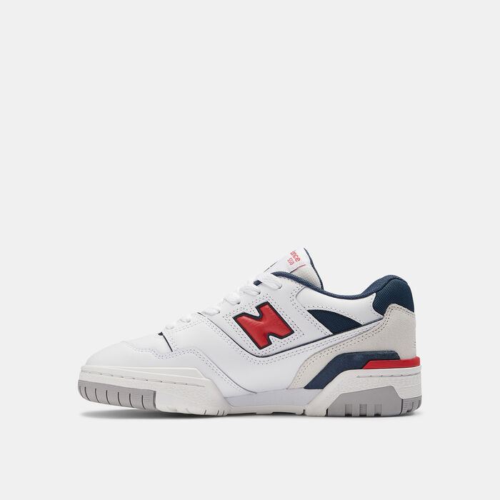 New Balance Kids' BB550 Shoes White image number 2