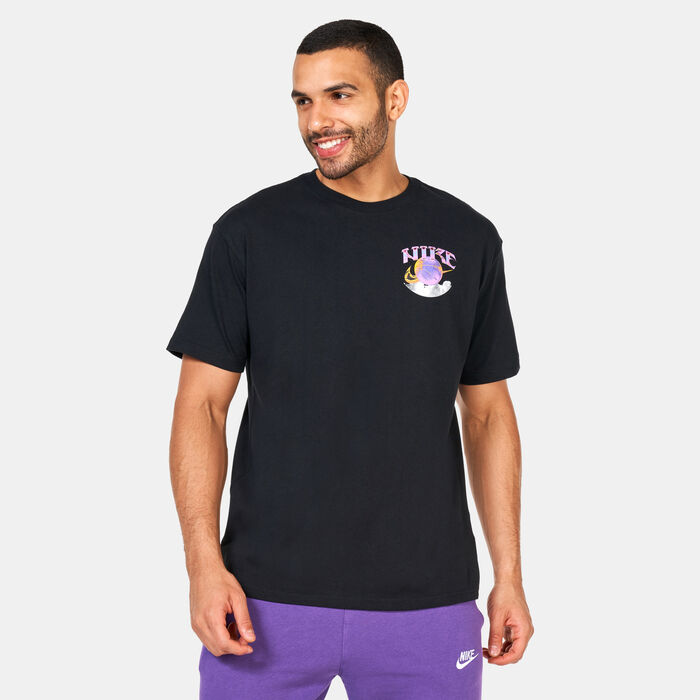 Nike Men's Max90 Swoosh Basketball T-Shirt Black Nike Men's Max90 Swoosh Basketball T-Shirt Black image number 0