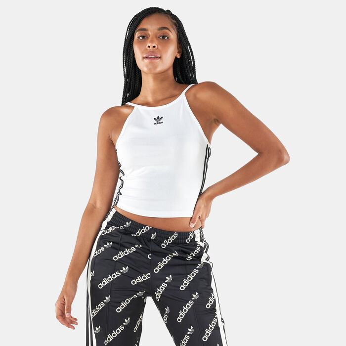 adidas Originals Women's Adicolor Classics Tank Top White adidas Originals Women's Adicolor Classics Tank Top White image number 0