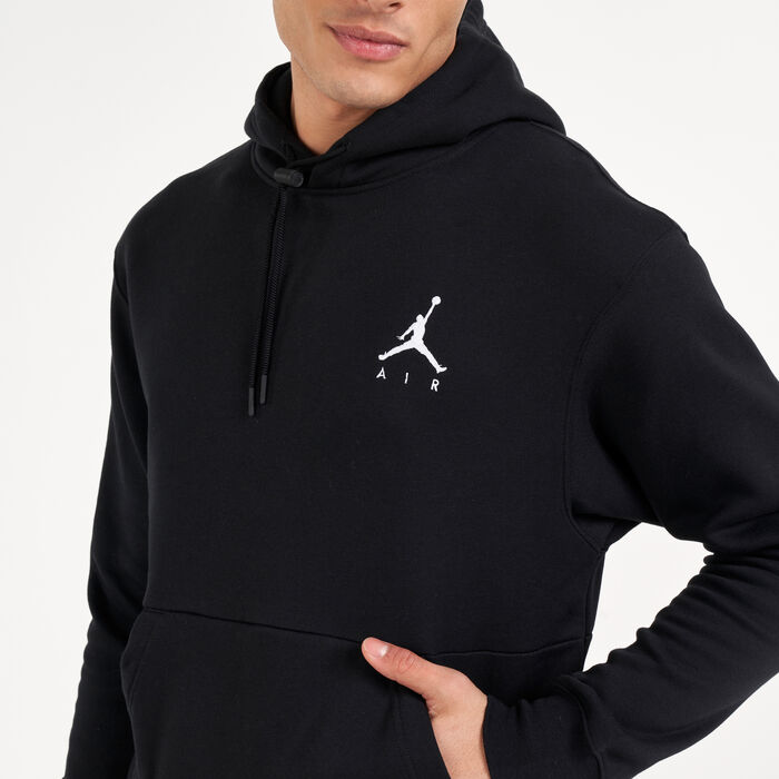 Jordan Men's Jumpman Air Fleece Hoodie Black Jordan Men's Jumpman Air Fleece Hoodie Black image number 3