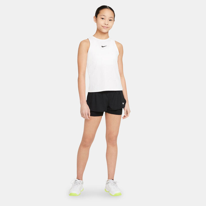 Nike Kids' Court Dri-FIT Victory Tank Top (Older Kids) White Nike Kids' Court Dri-FIT Victory Tank Top (Older Kids) White image number 2