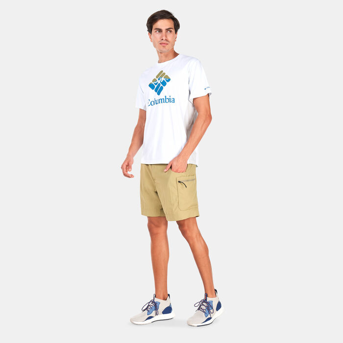 Columbia Men's Zero Ice Cirro-Cool™ Graphic T-Shirt White image number 2