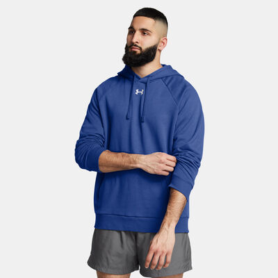 Under Armour Men's UA Rival Fleece Hoodie Blue Under Armour Men's UA Rival Fleece Hoodie Blue