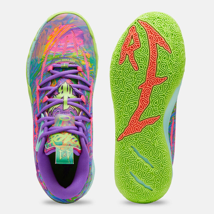 PUMA Men's MB.03 Basketball Shoes Purple image number 3