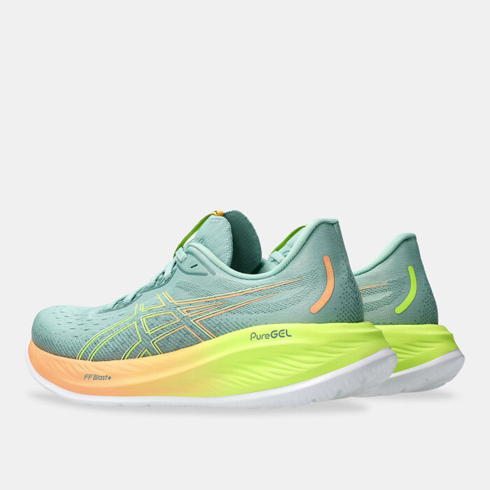 ASICS Women's GEL-CUMULUS 26 Paris Running Shoes Green ASICS Women's GEL-CUMULUS 26 Paris Running Shoes Green image number 2