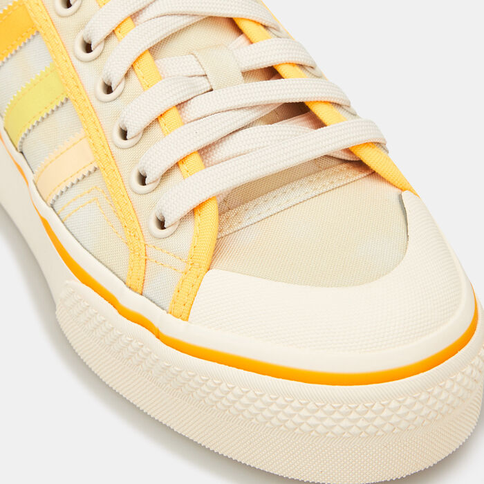 adidas Originals Women's Nizza Platform Shoe yellow image number 4