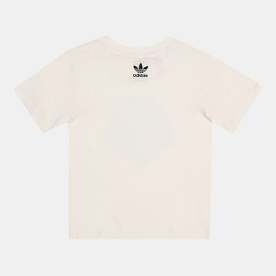 adidas Originals Kids' Graphic T-Shirt Beige