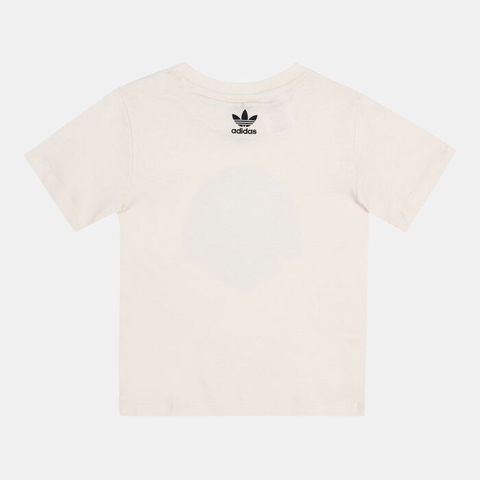adidas Originals Kids' Graphic T-Shirt Beige image number 1