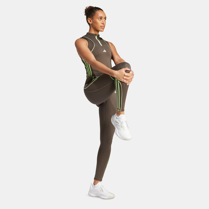 adidas Women's Hyperglam Training Tank Top Green adidas Women's Hyperglam Training Tank Top Green image number 2