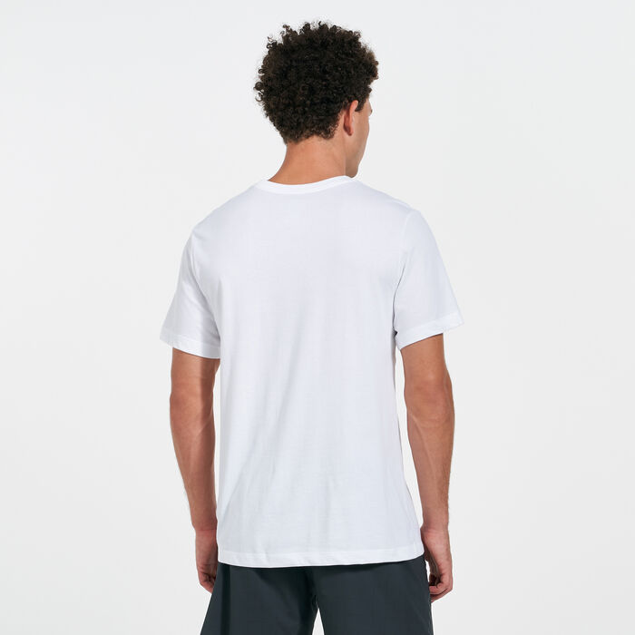 Nike Men's Dri-FIT Trail T-Shirt White Nike Men's Dri-FIT Trail T-Shirt White image number 1