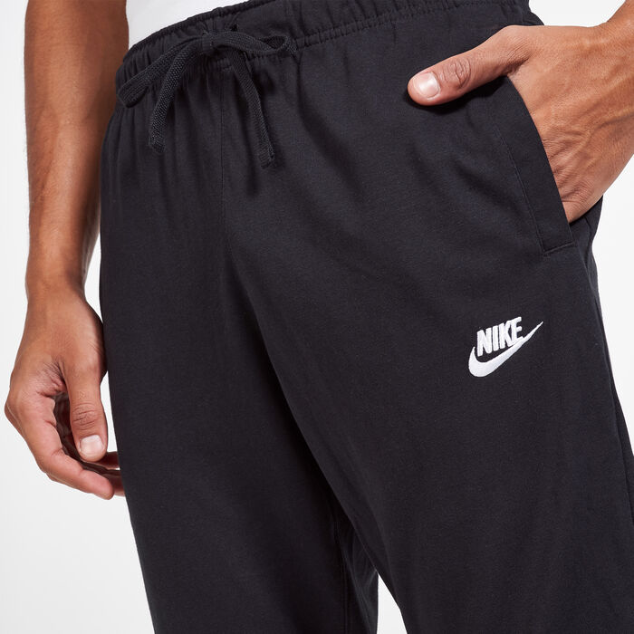 Nike Men's Sportswear Club Jersey Sweatpants Black Nike Men's Sportswear Club Jersey Sweatpants Black image number 3