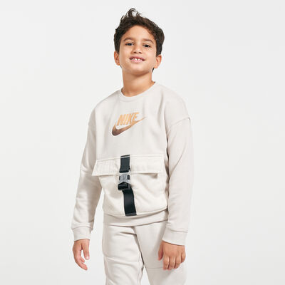 Nike Kids' Sportswear Sweatshirt Grey Nike Kids' Sportswear Sweatshirt Grey