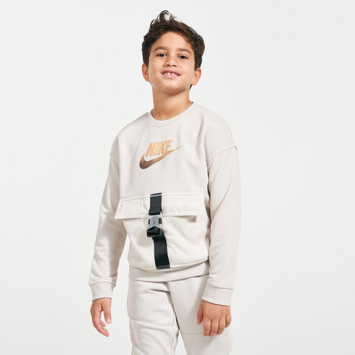 Nike Kids' Sportswear Sweatshirt Grey Nike Kids' Sportswear Sweatshirt Grey image number 0